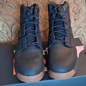 Timberland PRO Men's Black and Brown Boat Shoes